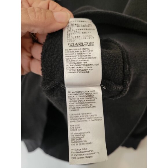 The North Face Black Pullover Hoodie Size Medium Mens - Picture 9 of 12